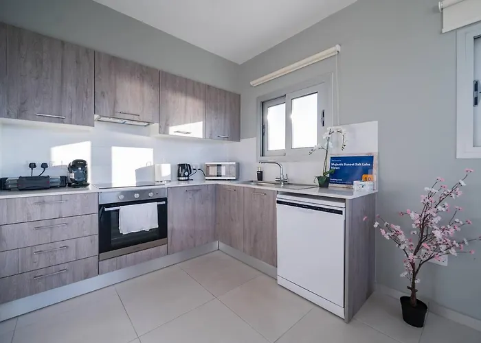 Majestic Sunset Salt Views 300m From Larnaca