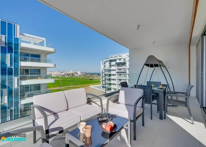 Lägenhet Majestic Sunset Salt Views 300m From Larnaca